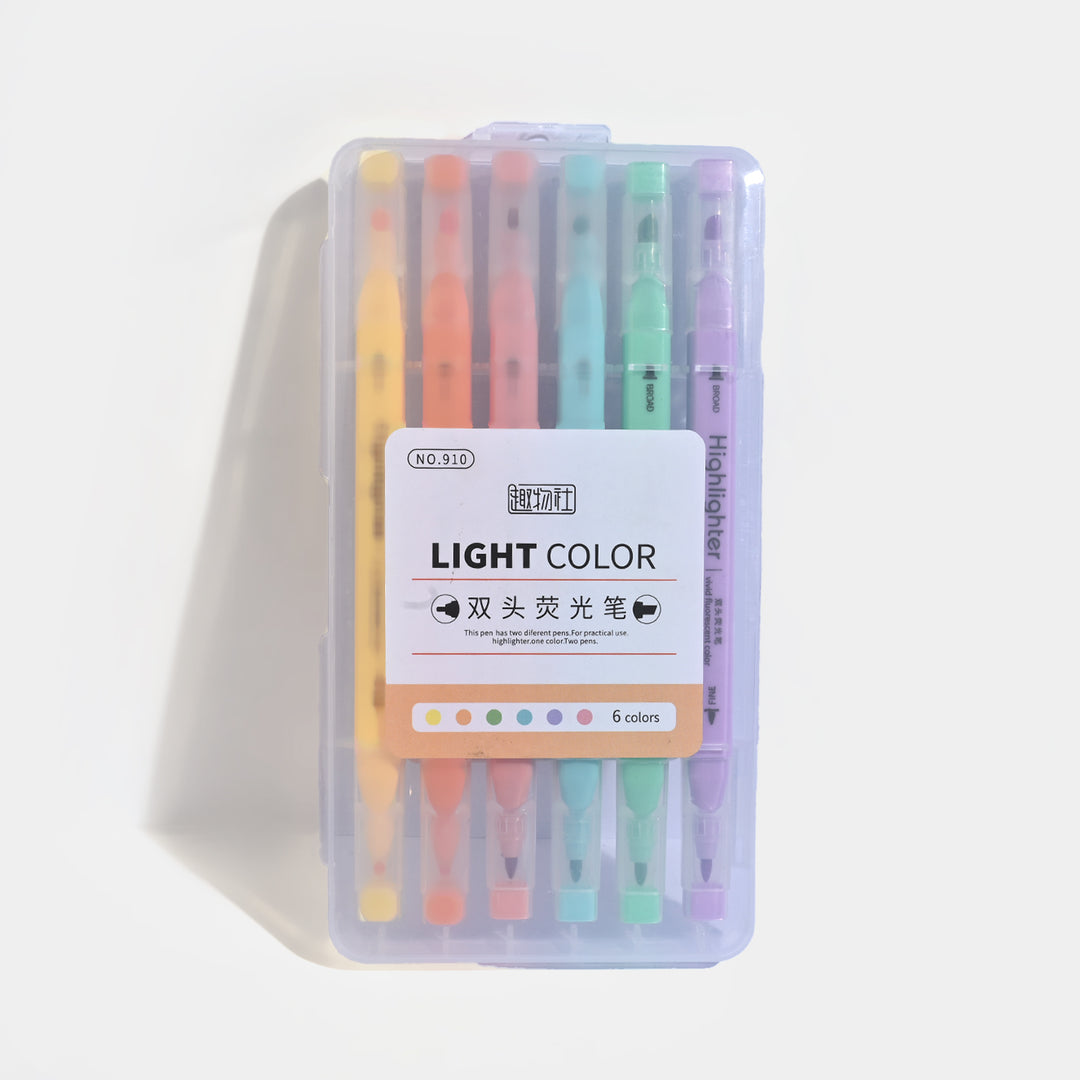 Dual-Tip Pastel Highlighters