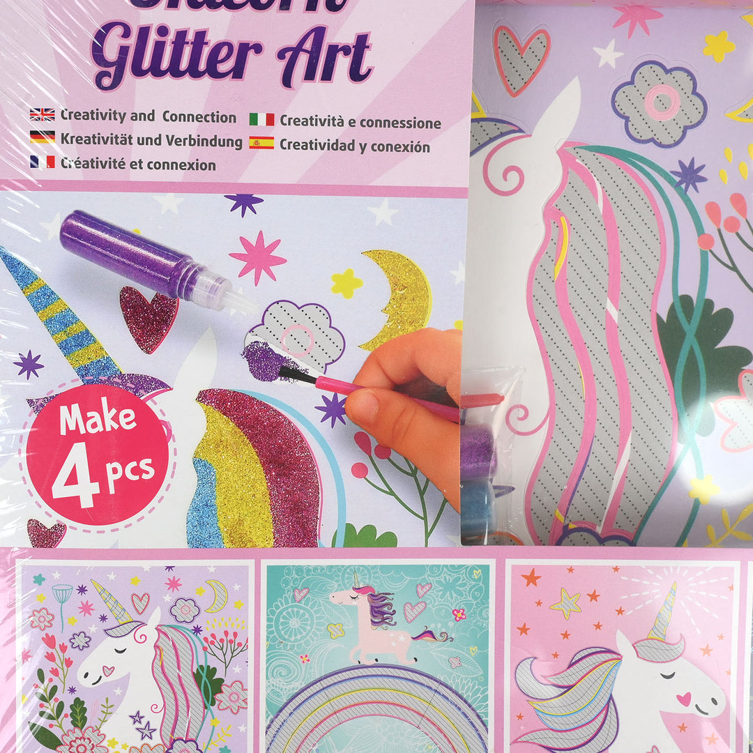 Character Glitter Art