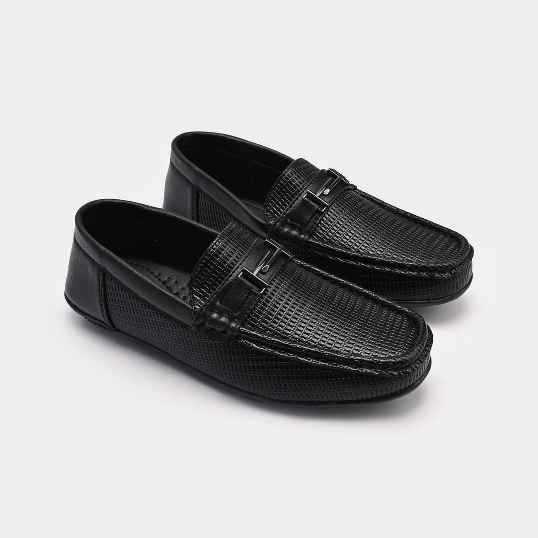 Boys Loafers 809-8-BLACK