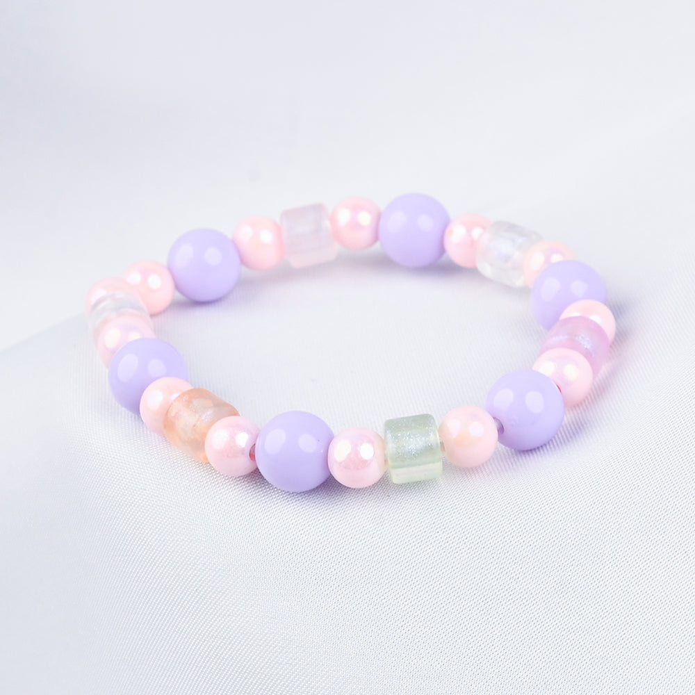 GIRLS ELEGANT BEADED NECKLACE & BRACELET
