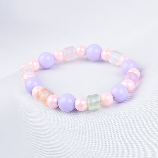 GIRLS ELEGANT BEADED NECKLACE & BRACELET