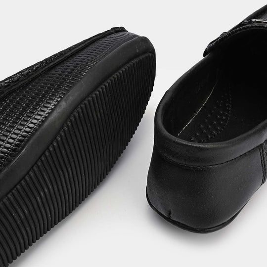 Boys Loafers 809-8-BLACK