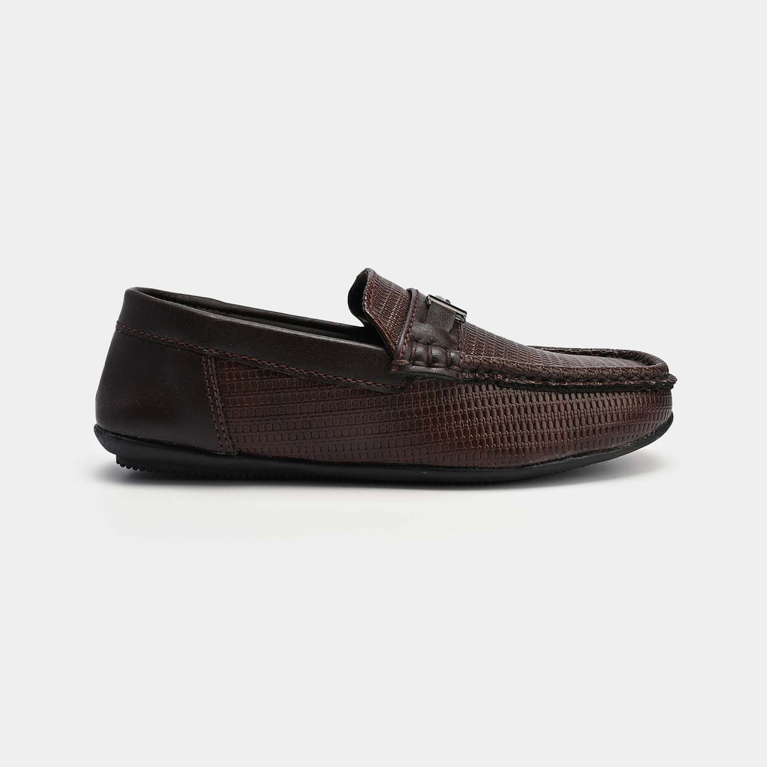 Boys Loafers 809-8-BROWN