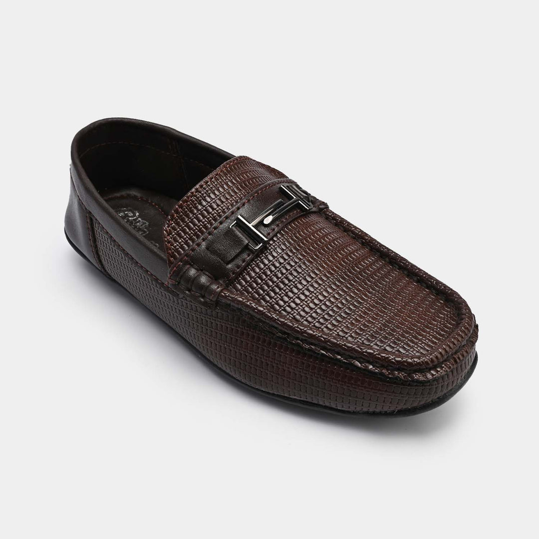 Boys Loafers 809-8-BROWN