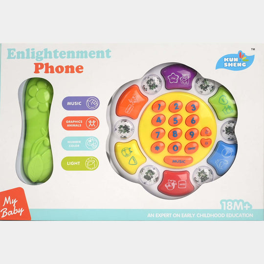 Electric Telephone Learning & Musical Toy For Kids