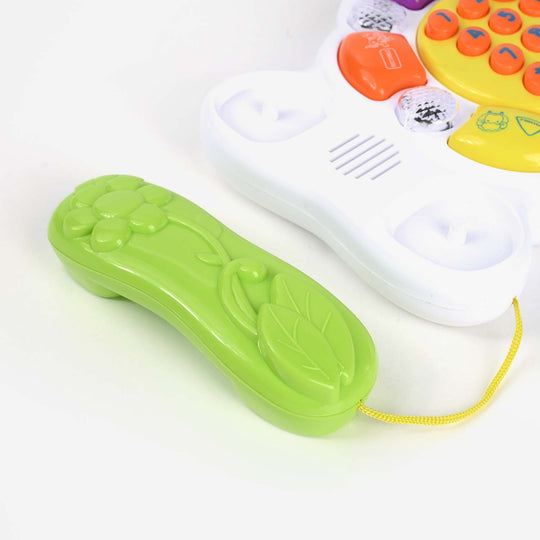 Electric Telephone Learning & Musical Toy For Kids