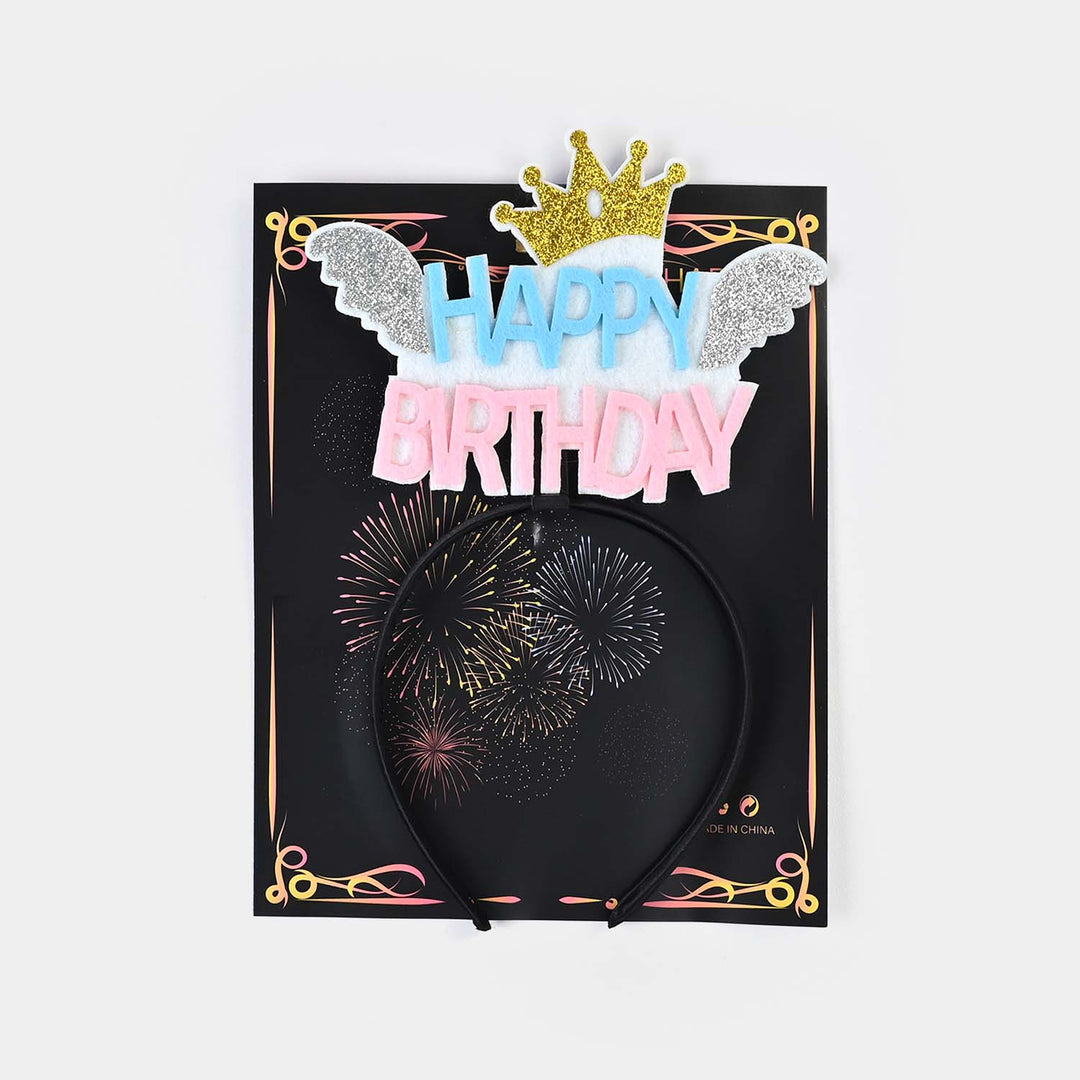 Fancy Kids Hair Band - Happy Birthday