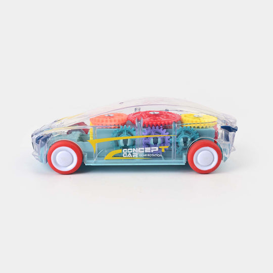 Gear Car With Multi Light For Kids