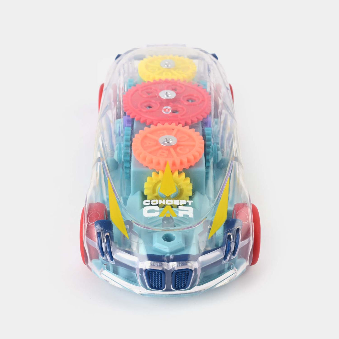 Gear Car With Multi Light For Kids