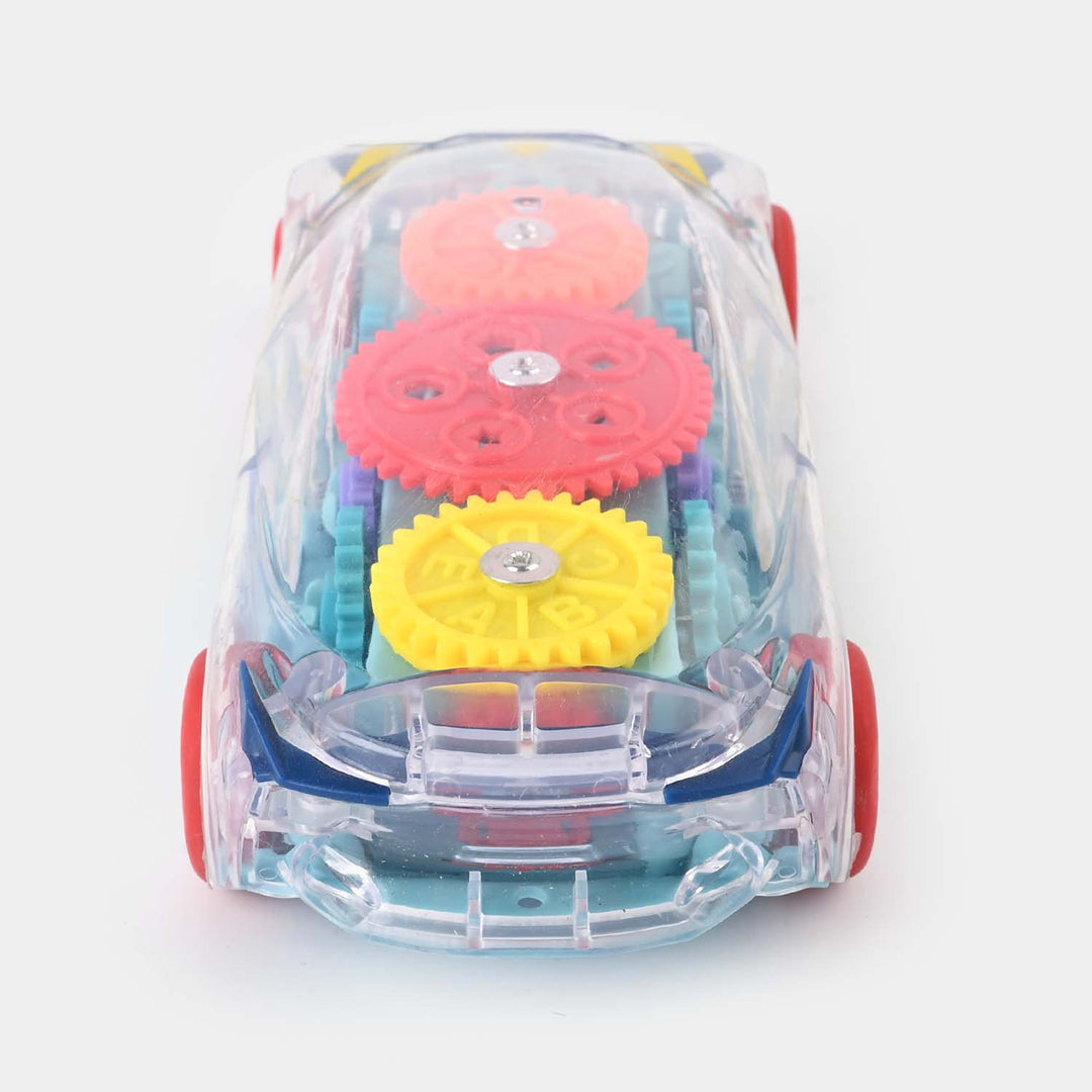 Gear Car With Multi Light For Kids