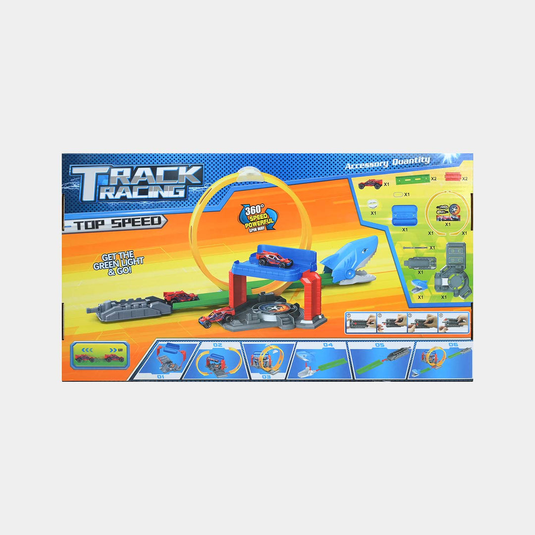 Launcher Track Racing Play Set With Car