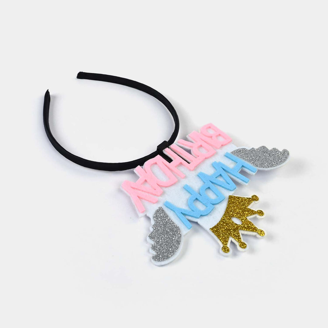 Fancy Kids Hair Band - Happy Birthday