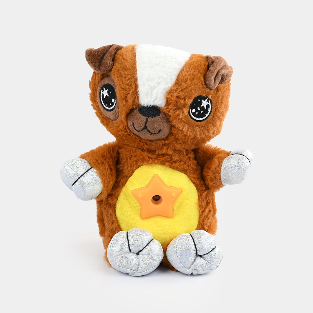 Kids Plush Animal Night Light Projector Toy