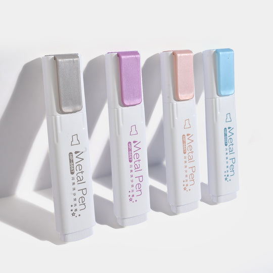 Metallic Glitter Highlighter Pens
