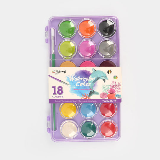 Kids 12-Color Watercolor Paint