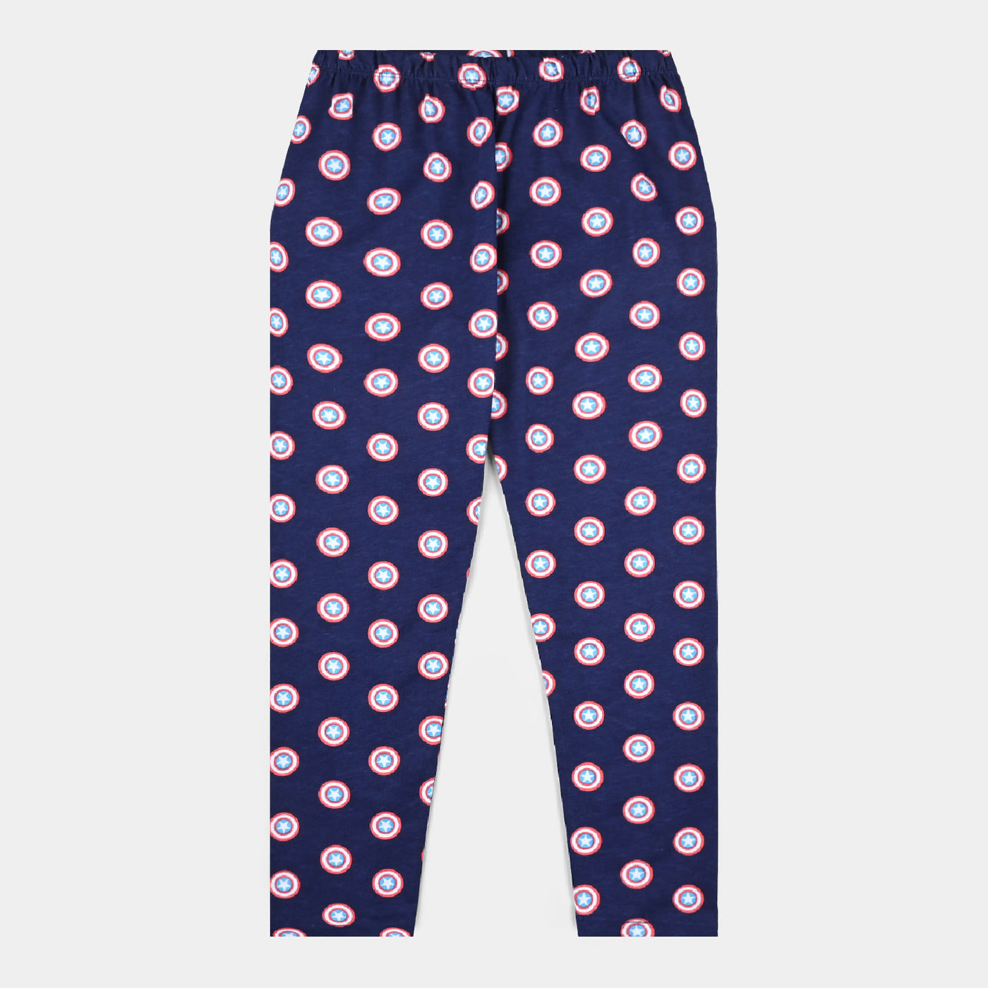 Boys Poly Cotton Knitted Nightwear-Navy Blue