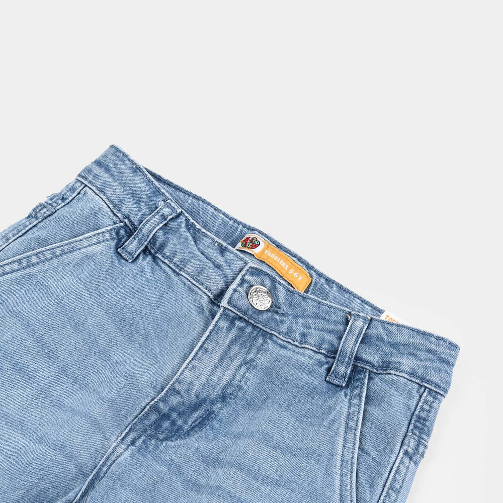 Boys Denim Stretch Pant Adventure-Mid Blue