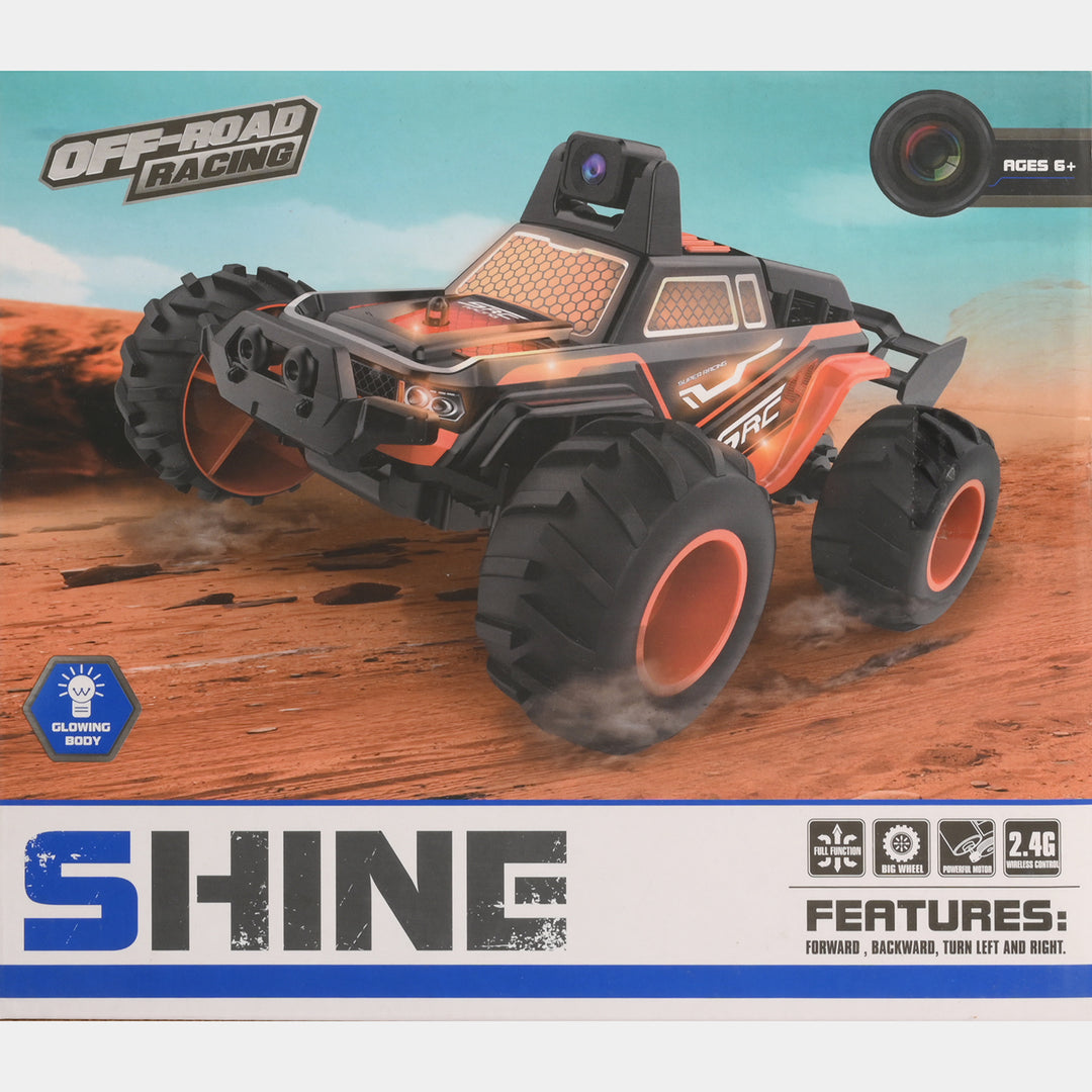 •	Remote Control Off-Road Racing Vehicle Toy with Wi-Fi Camera