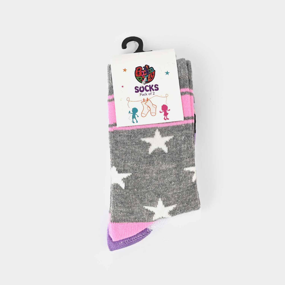 Girls Pack Of 2 Socks