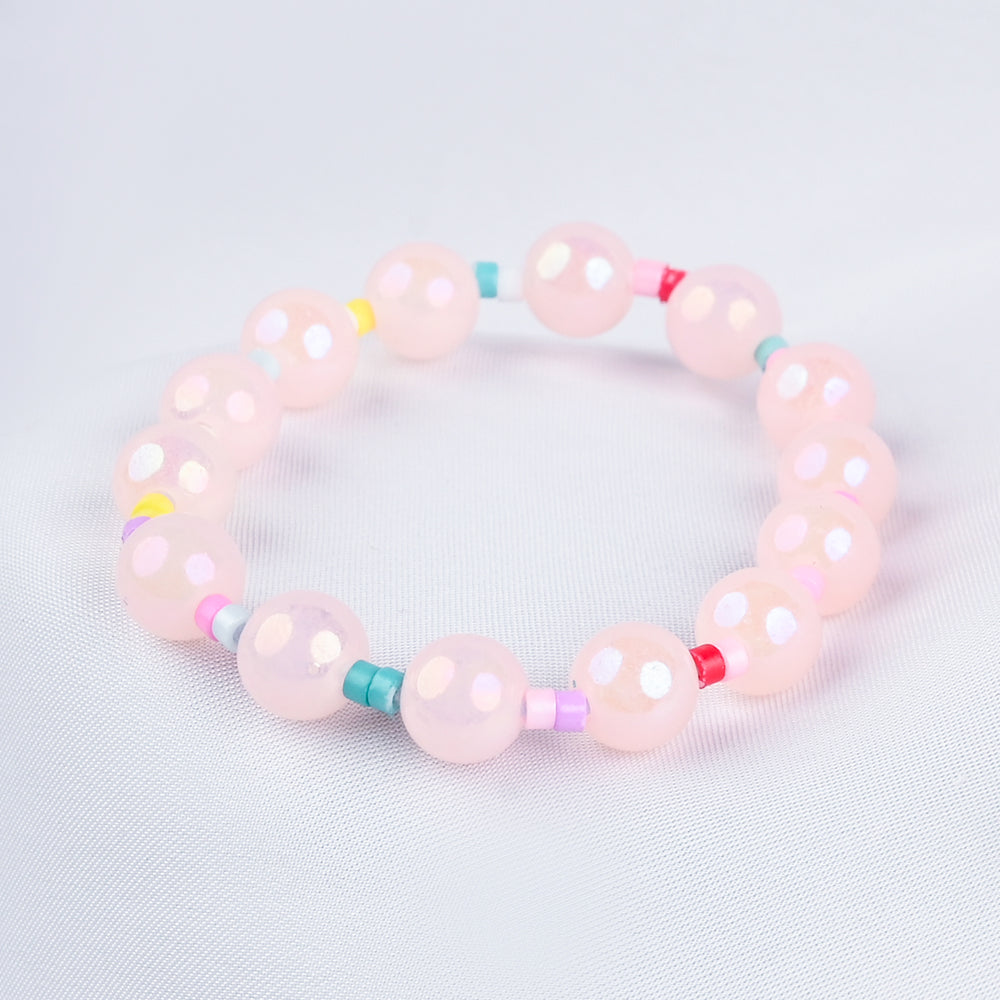 GIRLS ELEGANT BEADED NECKLACE & BRACELET