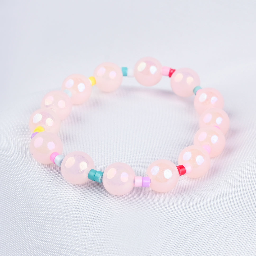 GIRLS ELEGANT BEADED NECKLACE & BRACELET