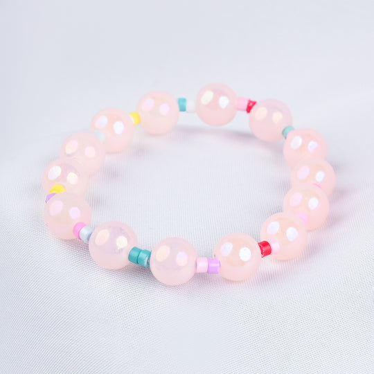 GIRLS ELEGANT BEADED NECKLACE & BRACELET