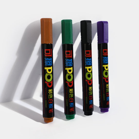 Erasable POP Colored Whiteboard Markers