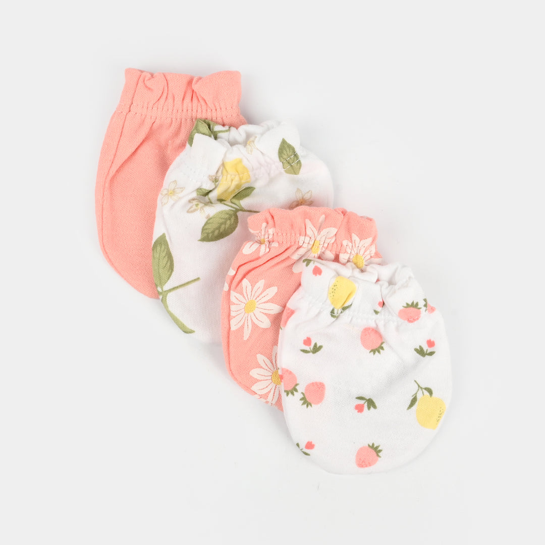 4-Pack Newborn Baby Scratch Mittens