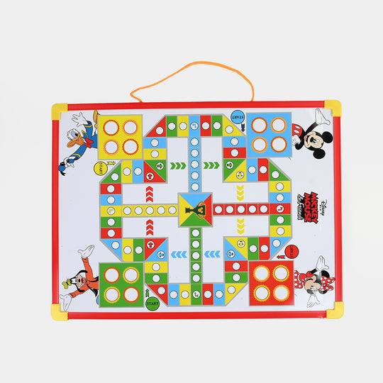 2-in-1 Magnetic Board Game and Drawing Set