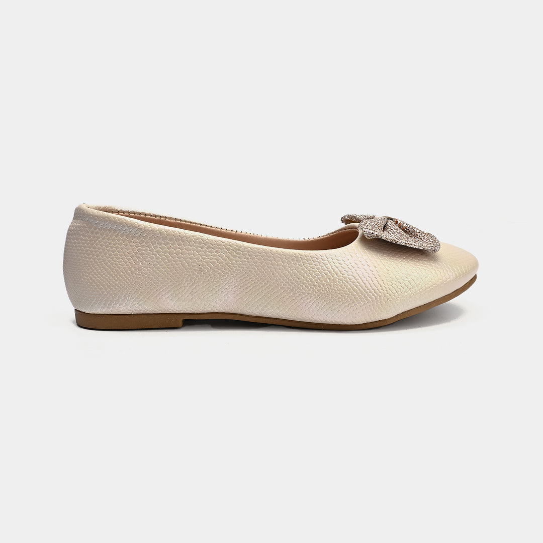 Girls Pumps 1327-BEIGE