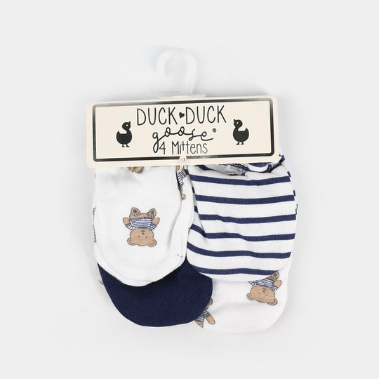 4-Pack Newborn Baby Scratch Mittens