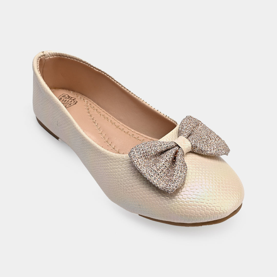 Girls Pumps 1327-BEIGE