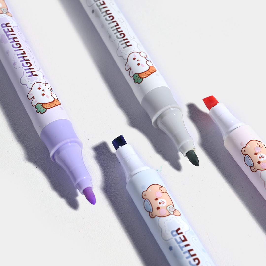 DOUBLE SIDED MARKER MULTICOLOR 6PCS