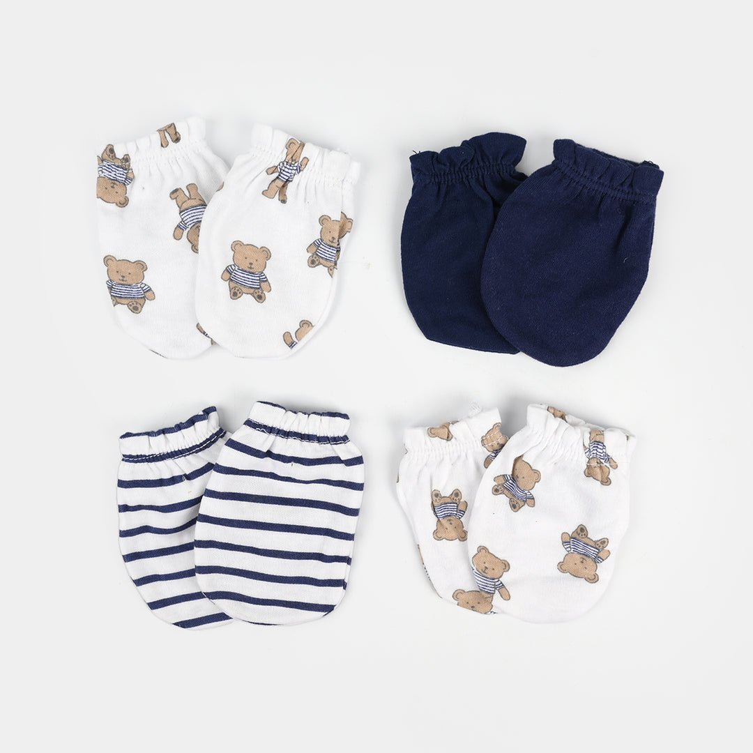 4-Pack Newborn Baby Scratch Mittens