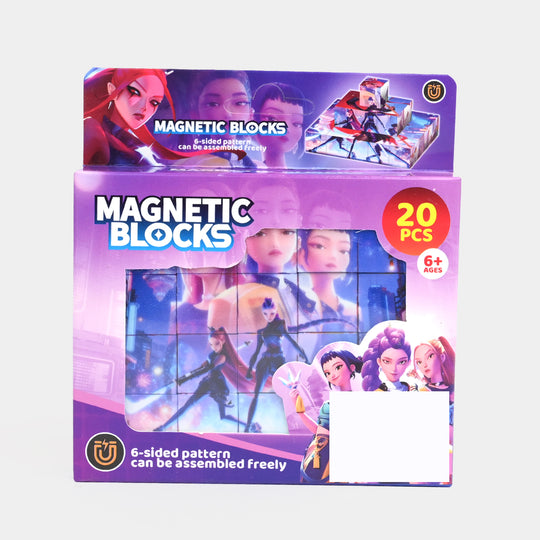 Magnetic Blocks Puzzle Set | 20PCs