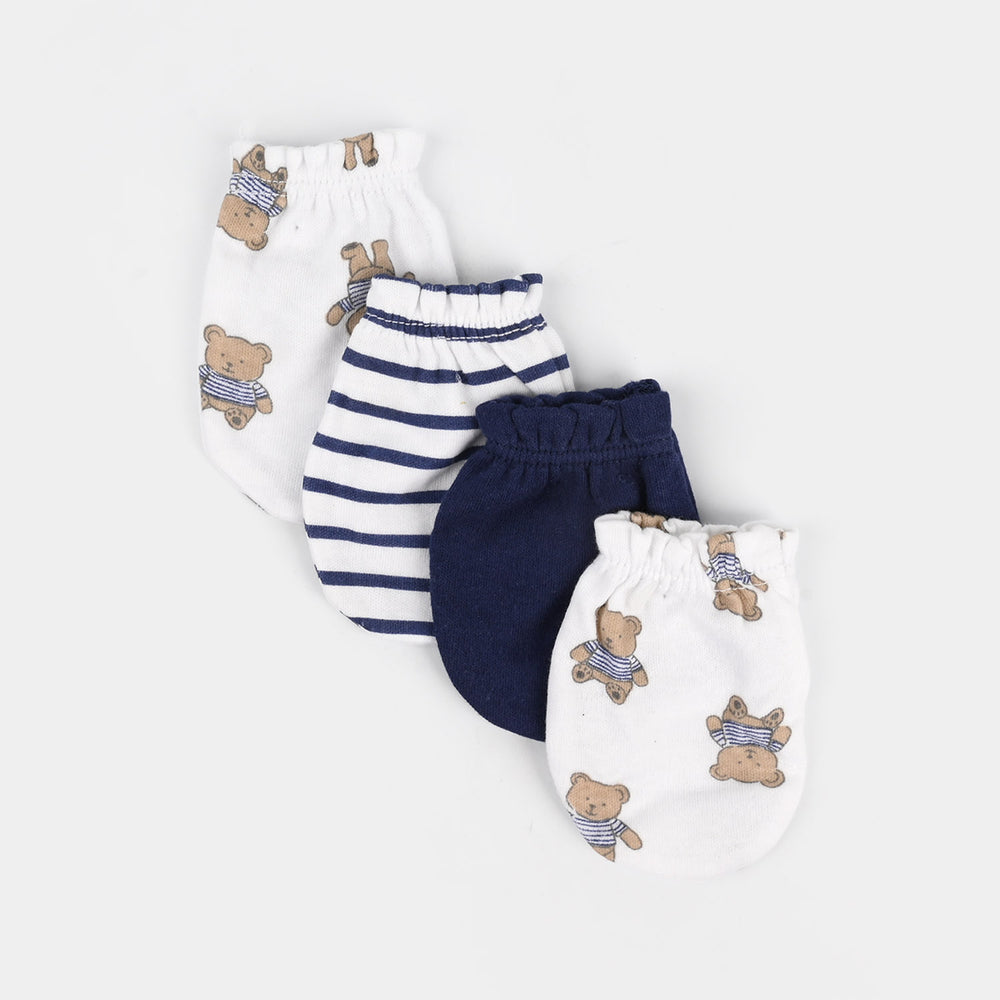 4-Pack Newborn Baby Scratch Mittens