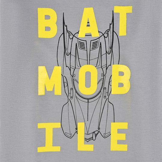 Boys Cotton Terry T-Shirt F/S Batmobile