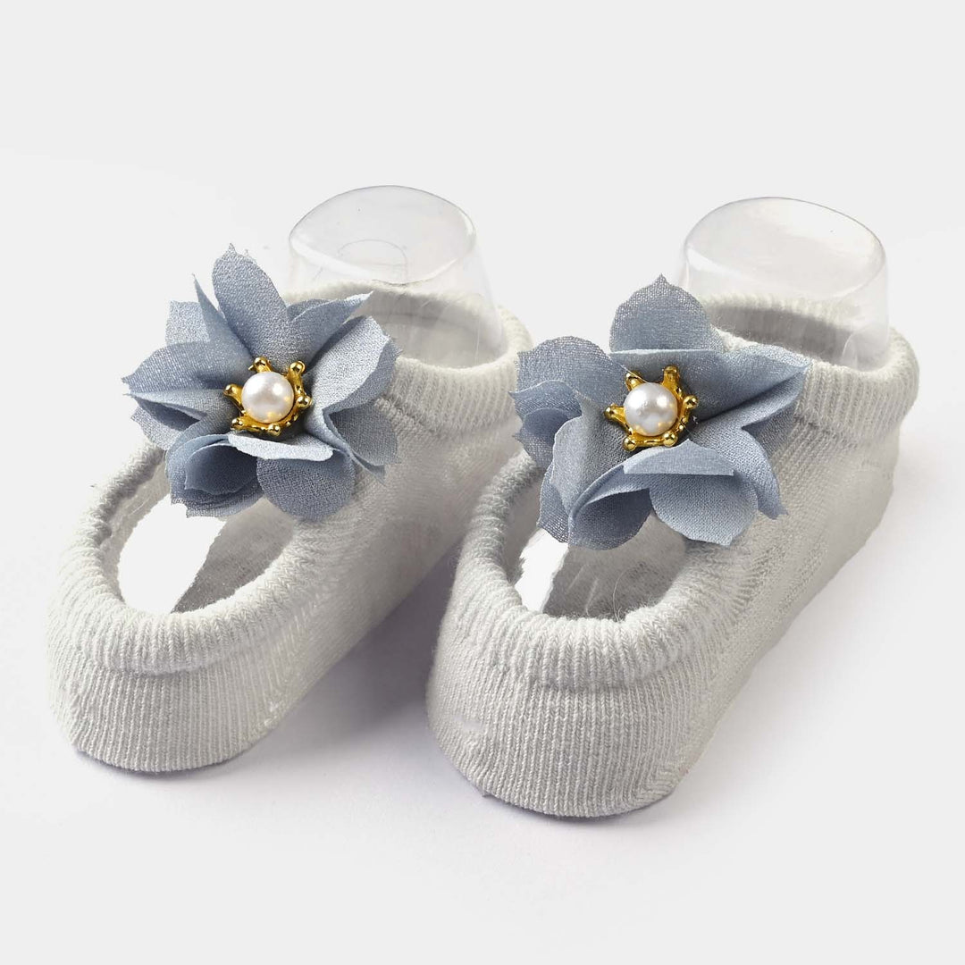 Baby Socks/Booties| Grey