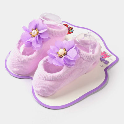 Baby Socks/Booties| Purple