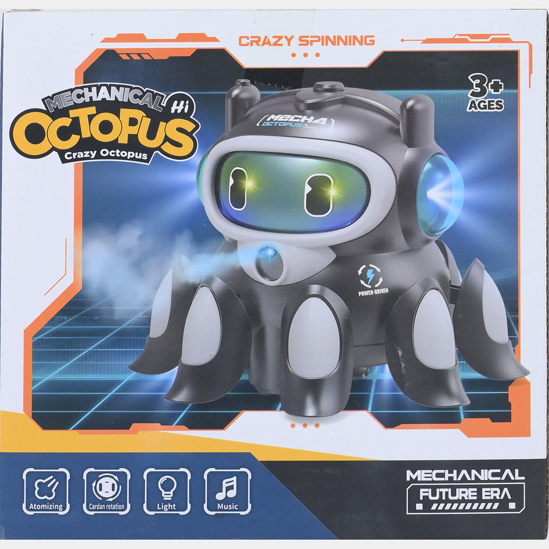 Mechanical Crazy Octopus with Light & Sound