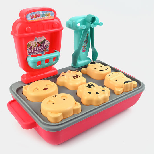 Kitchen Set With Food For Kids