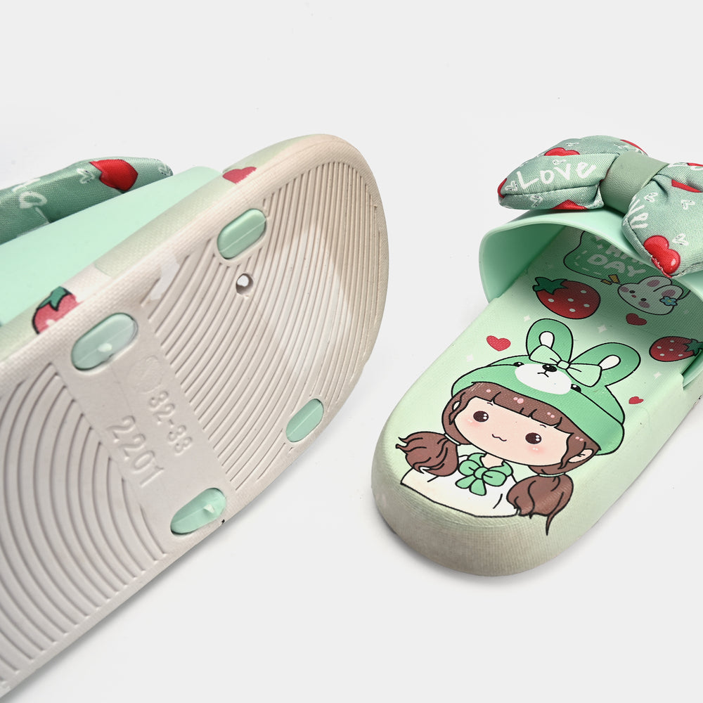 Girls Slippers VK-1-Green