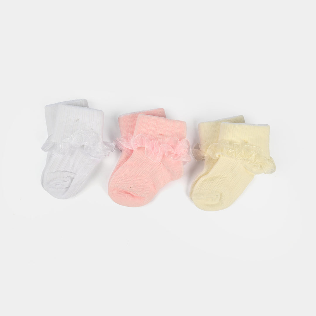 Baby Fancy Socks 3Pcs | 12-24M