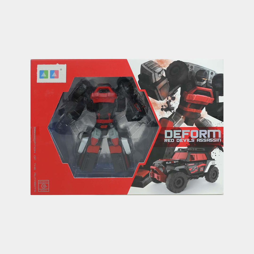 Transforming Robot Vehicle | Red