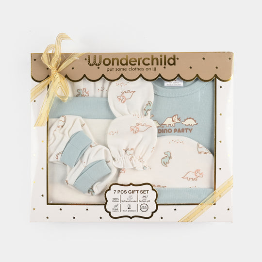 Boys Cotton Interlock 7 PCS GIFT SET 292-011-Blue