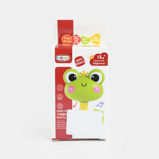 Early Education Cartoon Animal Rattle for Kids