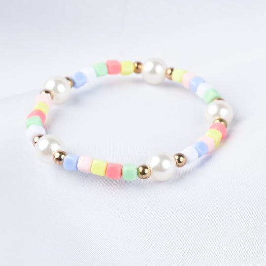 GIRLS ELEGANT BEADED NECKLACE & BRACELET