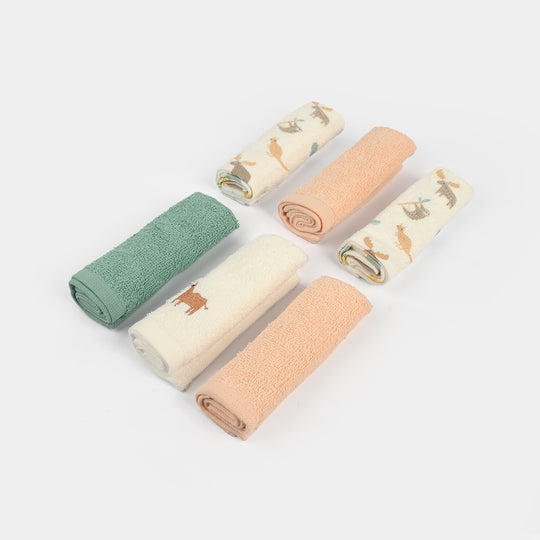 Baby Face towels/Washcloths 6Pcs
