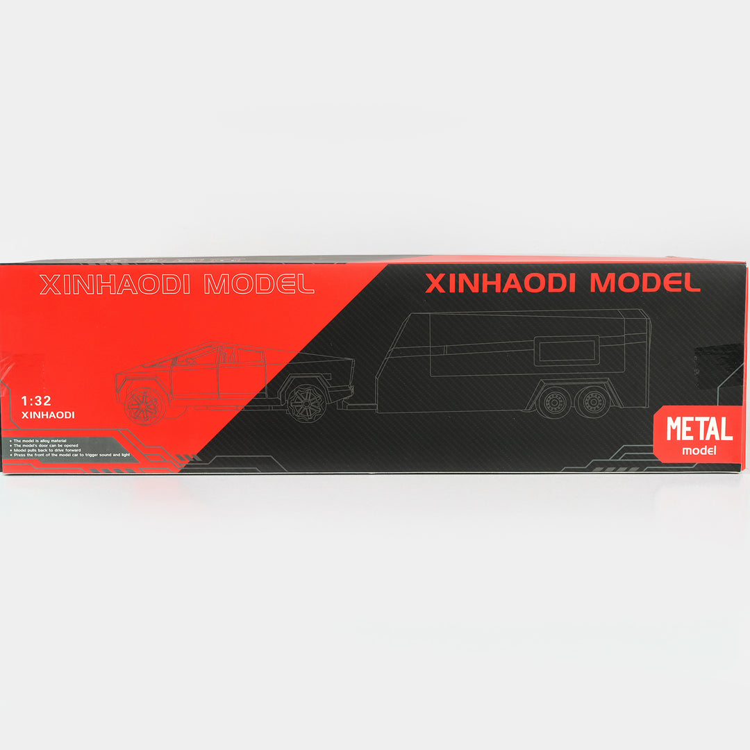 Die-Cast Model Car with Trailer & ATV