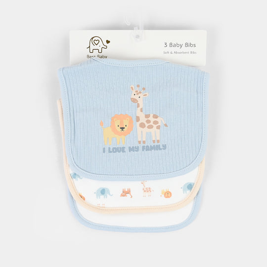 Baby Bib Pack OF 3PCs | 0M+